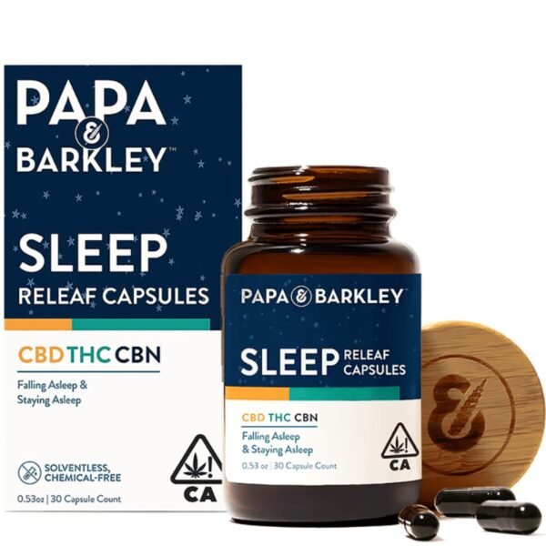 Sleep Releaf Capsules 1:1:1 CBD:THC:CBN 30ct